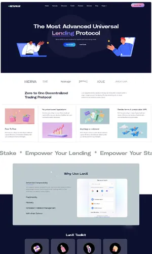 MetaPulse &mdash; лендинг для крипто / DeFi-версии проекта