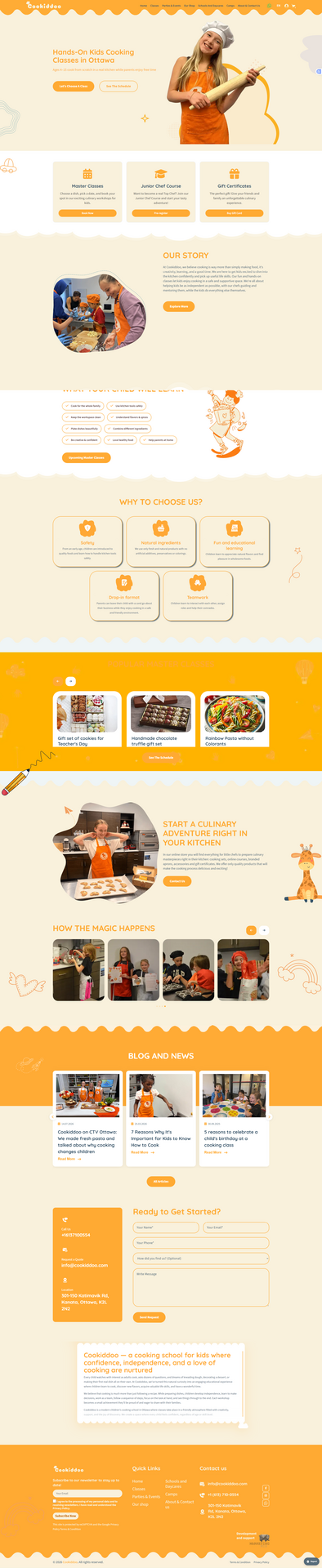 Cookiddoo. Cooking Classes for Kids in Ottawa
